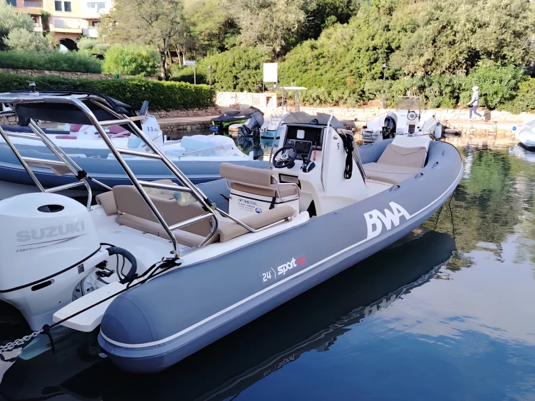 Bwa Sport 22 GTO charter bareboat or captained in  Olbia