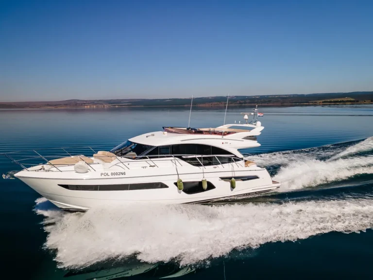 Princess 55F charter bareboat or captained in  Cannes