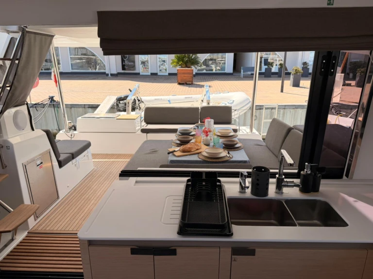 Bareboat Rental Catamaran Fountaine Pajot with a boat licence