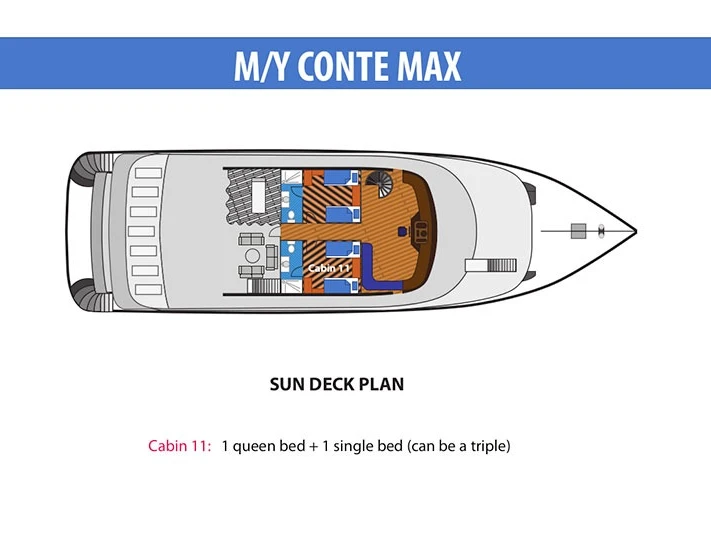 Boat rental  Conte Max - Cabin (twin bed) in Hulhumale on Samboat