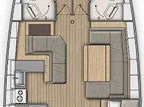 Boat rental Bénéteau Oceanis 51.1 in Lefkáda on Samboat