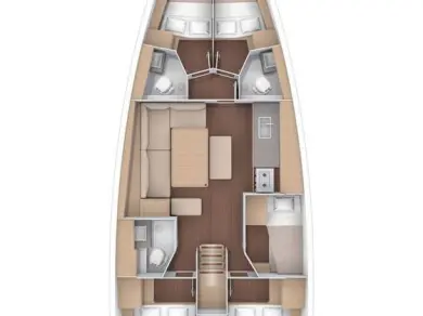 Sailboat rental in Fethiye - Dufour Dufour 470