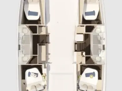 Rent a Fountaine Pajot Fountaine Pajot FP 44 Quatuor - 4 cab. Frenchtown