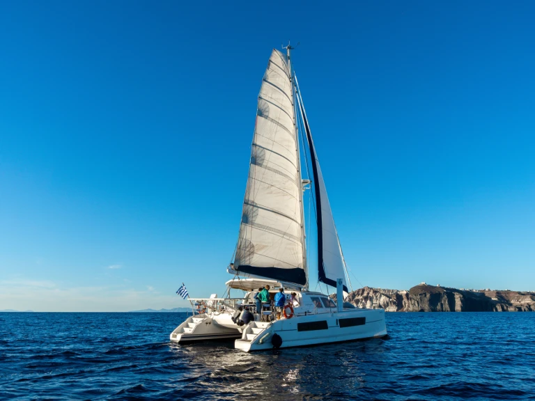 Catamaran for rent Vlychada at the best price