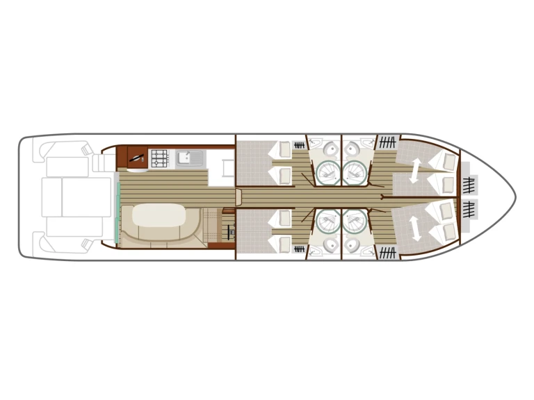 Motorboat rental in Kerkdriel - Nicols Yacht Nicols Octo Fly