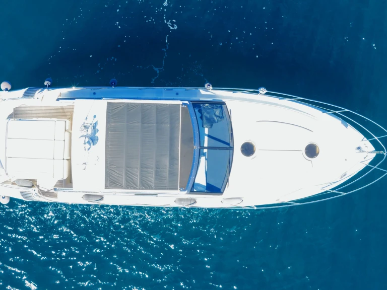 Princess Princess V42 charter bareboat or captained in  Villeneuve-Loubet