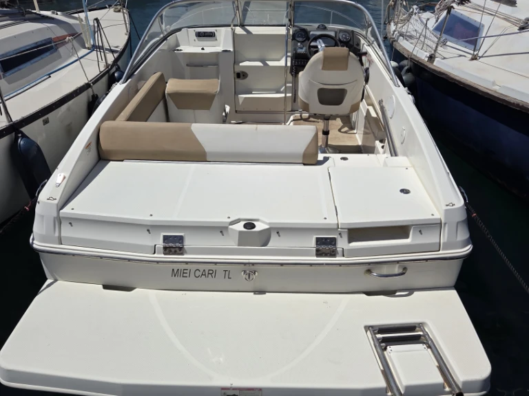 Bareboat Rental Motorboat Bayliner with a boat licence
