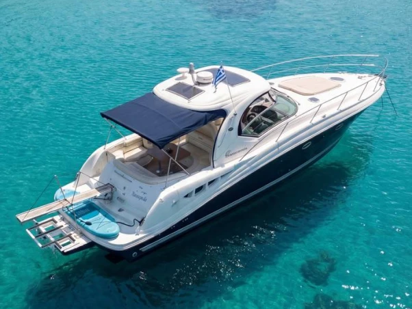 Sea Ray Sea Ray 455 Sundancer charter bareboat or captained in  Skiathos
