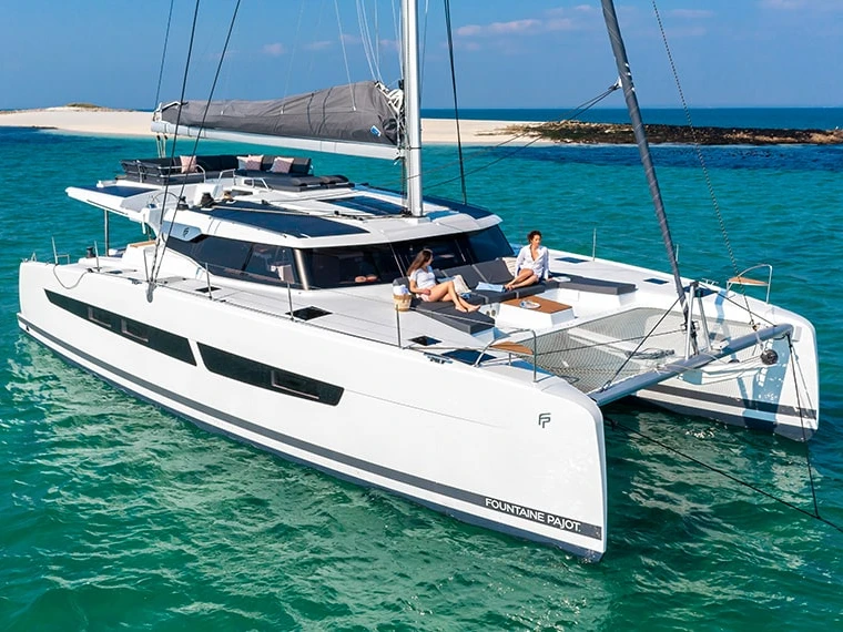 Boat rental Fountaine Pajot Aura 51 in Sant Antoni de Portmany on Samboat