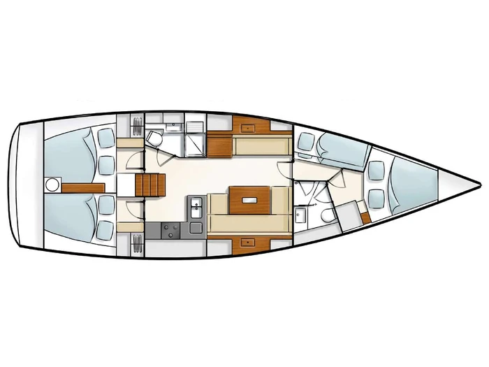 Hanse Hanse 430e charter bareboat or captained in  Pula