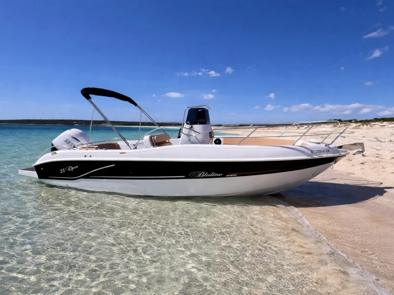 Motorboat rental in Ibiza Town - Blumax Bluline 21