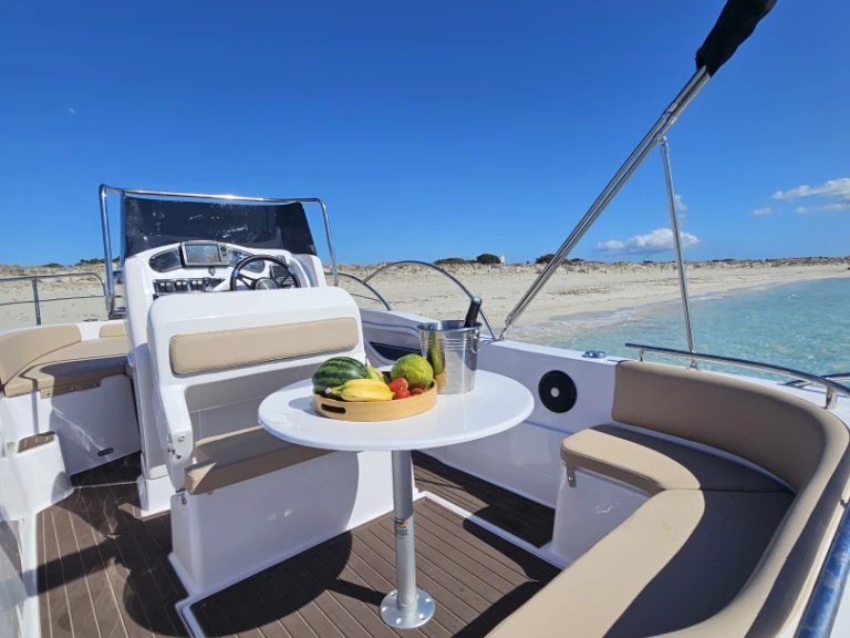 Blumax Bluline 21 charter bareboat or captained in  Ibiza Town