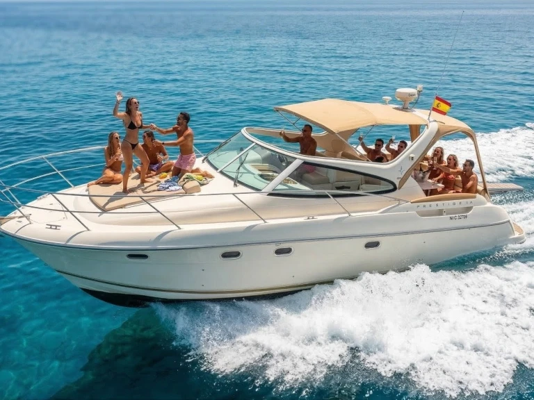 Yacht charter Torrevieja cheap Prestige 34
