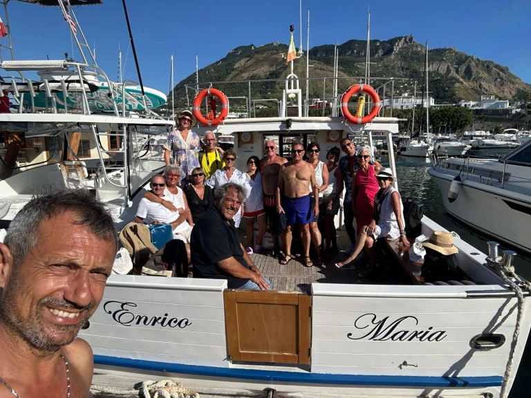 Custom Gozzo42 charter bareboat or captained in  Porto di Forio