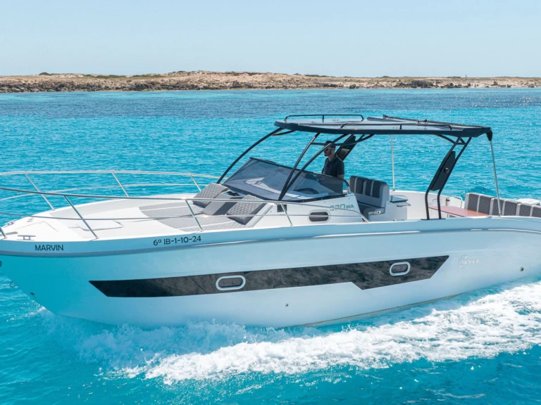 Bareboat Rental Motorboat Saver with a boat licence
