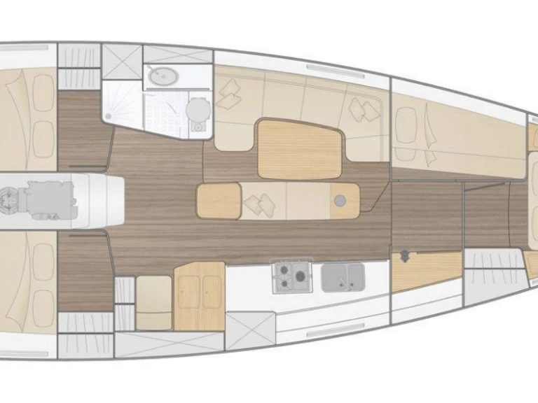 Jpk JPK 45 FC charter bareboat or captained in  Marseille
