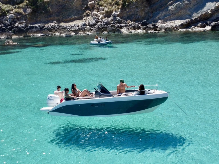 Bareboat Rental Motorboat As Marine with a boat licence