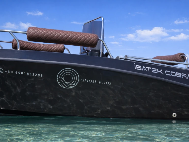 Isatek Cobra 495 charter bareboat or captained in  Mílos