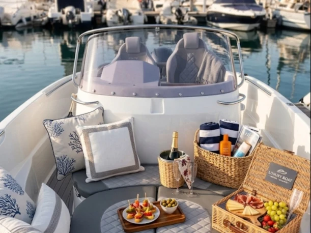 Bareboat Rental Motorboat AQUA with a boat licence