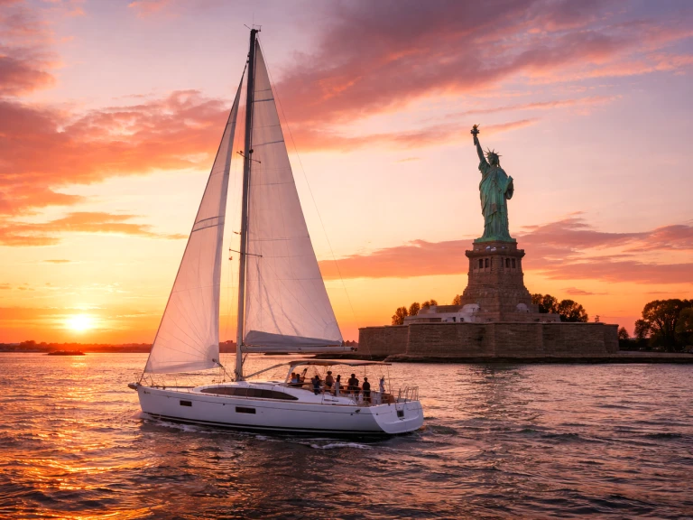 Yacht charter Manhattan cheap Oceanis 40