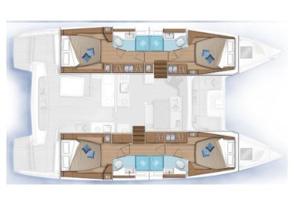 Catamaran rental with or without captain Lagoon Gouvia