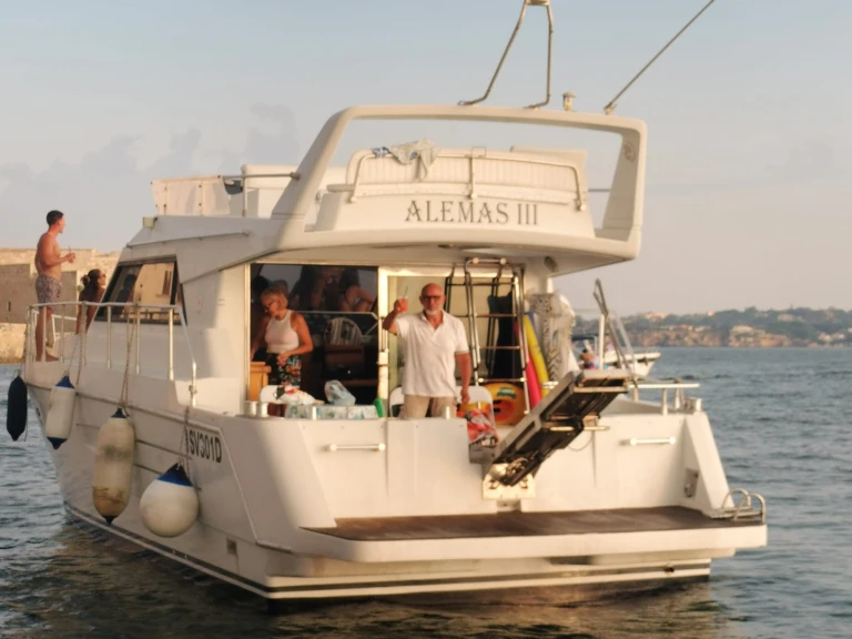 Raffaelli Tempest fly 43 charter bareboat or captained in  Siracusa