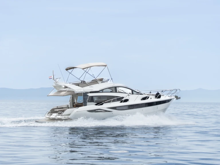 Yacht charter Makarska cheap Galeon 430 Skydeck