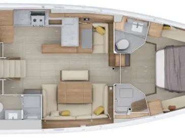Yacht charter Split cheap Oceanis 52 - 3 cab.