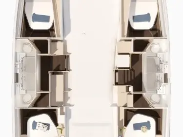 Fountaine Pajot Fountaine Pajot FP 44 Quatuor - 4 + 1 cab. in Seget Donji on SamBoat