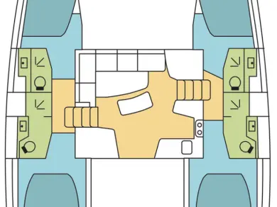 Bareboat Rental Catamaran Lagoon with a boat licence