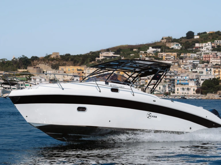 Bareboat Rental Motorboat Saver with a boat licence