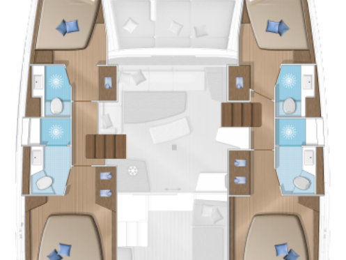 Boat rental Lagoon Lagoon 42 in Trapani on Samboat