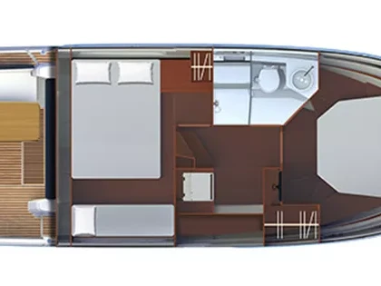 Motorboat rental with or without captain Bénéteau Argentario