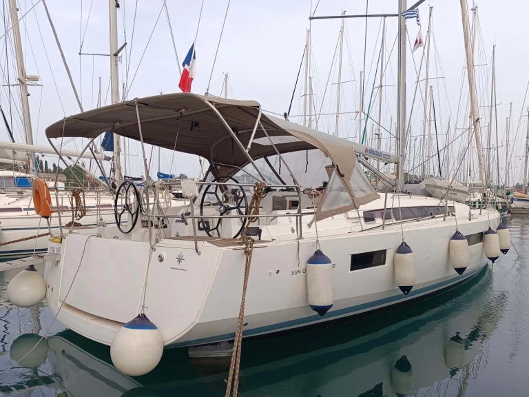 Jeanneau Sun Odyssey 440 charter bareboat or captained in  Gouvia