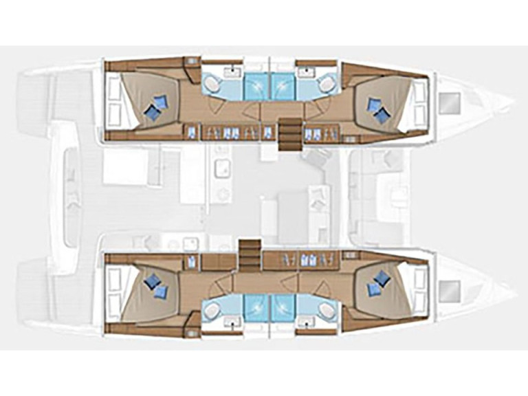 Bareboat Rental Catamaran Lagoon with a boat licence