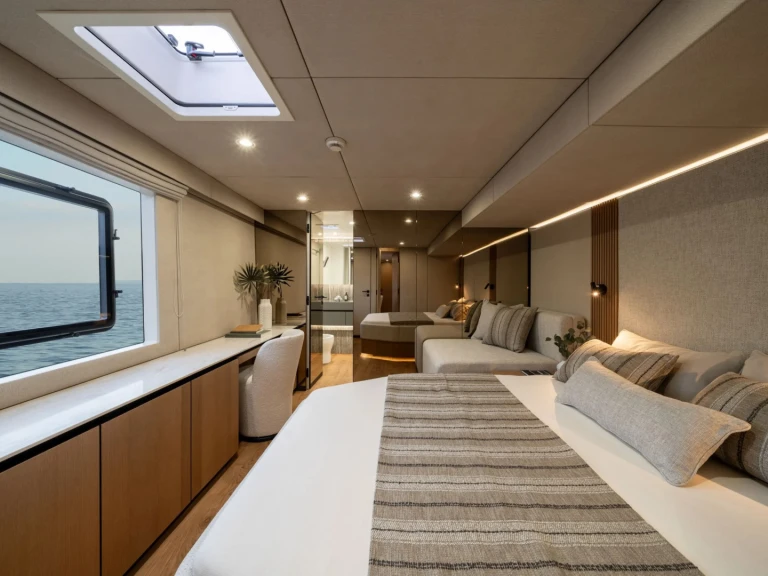 Yacht charter Olbia cheap Sunreef 70