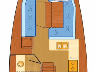 Sailboat rental with or without captain Jeanneau Punat