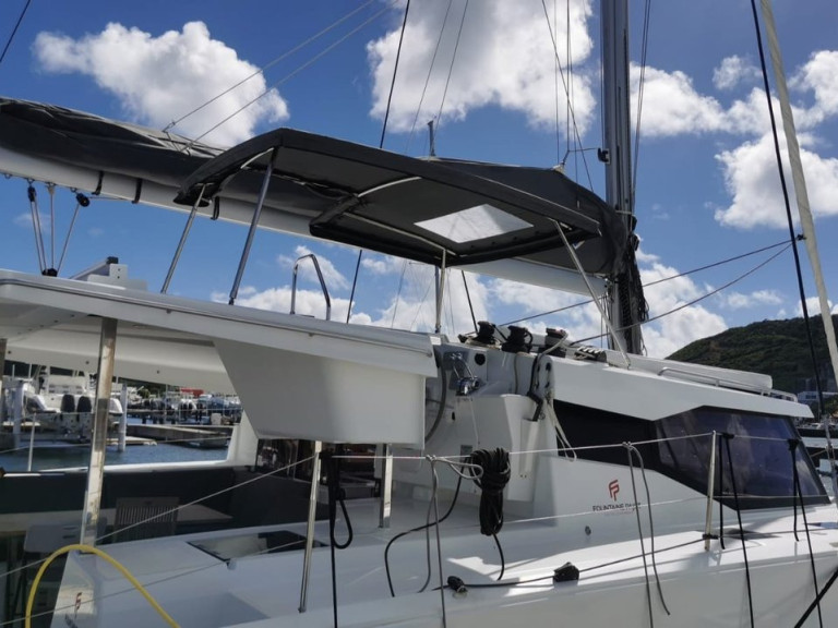 Bareboat Rental Catamaran Fountaine Pajot with a boat licence