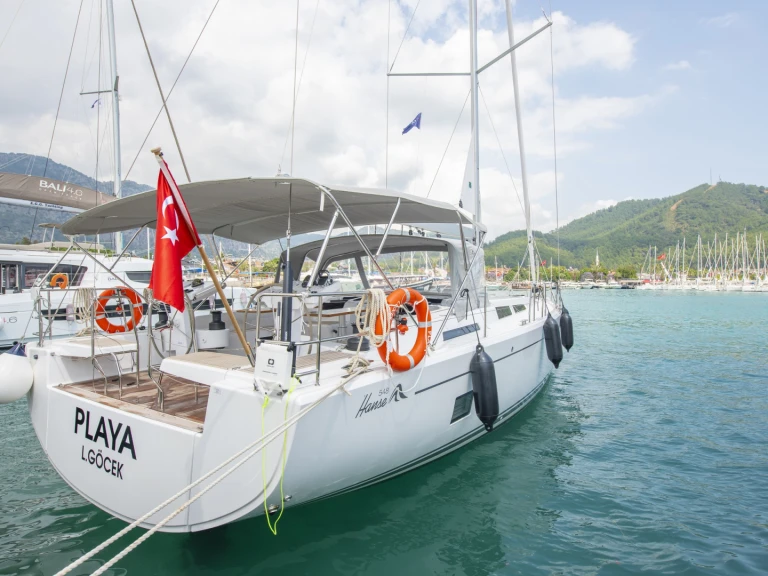 Yacht charter Göcek cheap Hanse 548