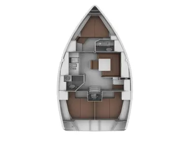 Sailboat rental in Fethiye - Bavaria Cruiser 40