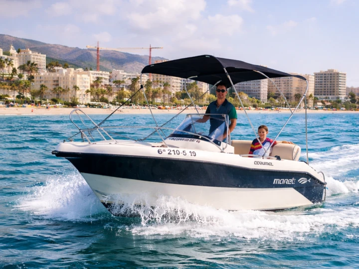 Mareti 450 open charter bareboat or captained in  Benalmádena
