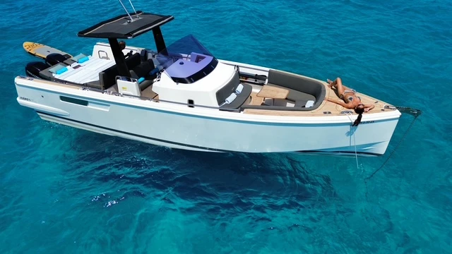 Fjord Fjord 38 Express charter bareboat or captained in  Ibiza Town