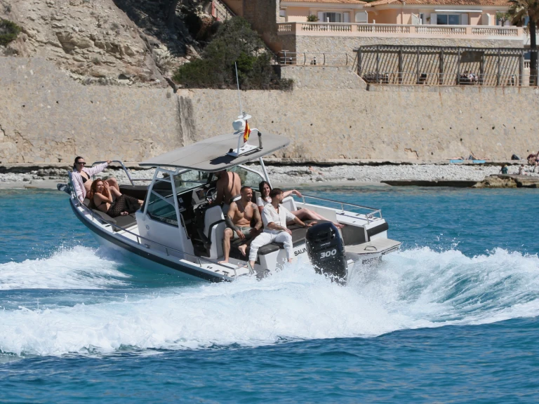 Motorboat rental in Club Nàutic Santa Ponsa - Axopar 28 T-Top