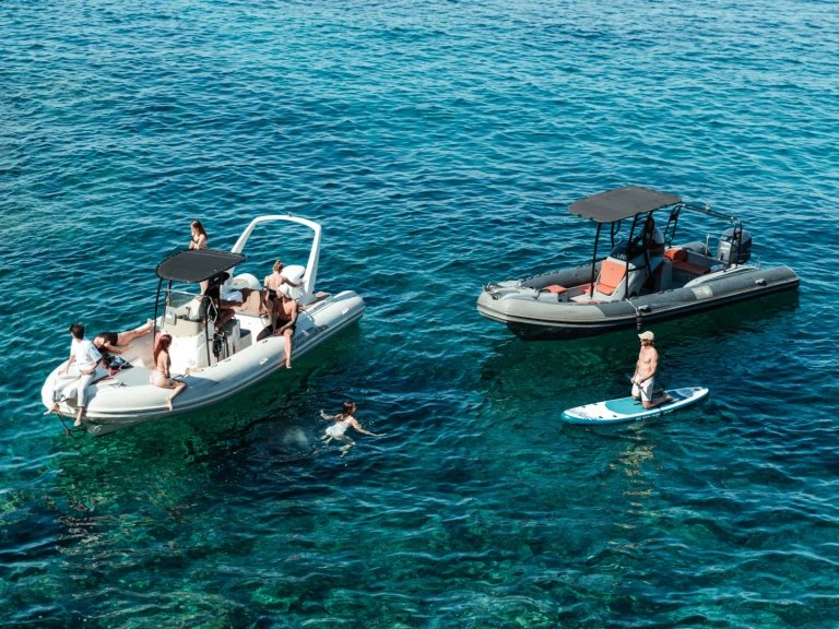 Bareboat Rental RIB LC Marine with a boat licence