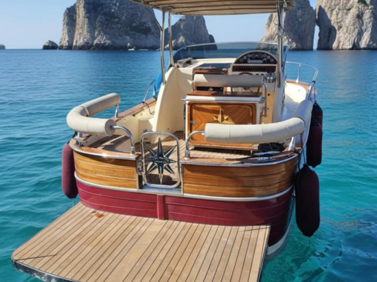 Motorboat rental with or without captain viveur Capri