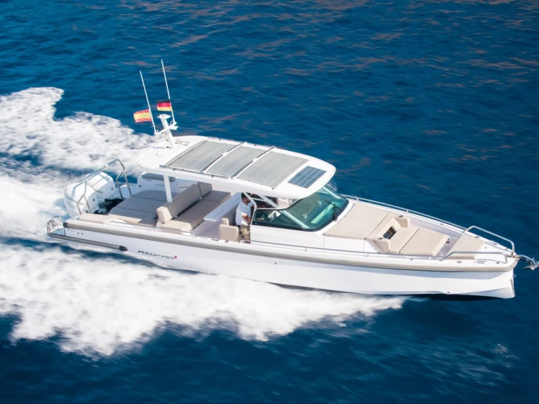 Bareboat Rental Motorboat Axopar with a boat licence
