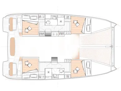 Bareboat Rental Catamaran Bénéteau with a boat licence