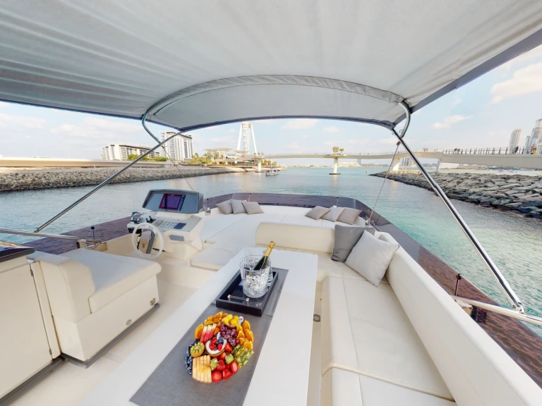 Luxury Yacht rental with or without captain Ferretti Dubai Marina