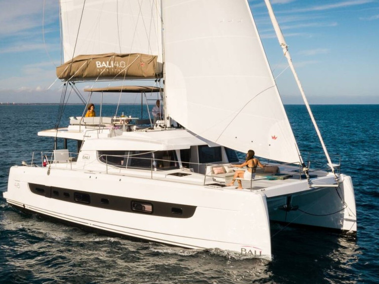 Bali Bali 4.6 charter bareboat or captained in  Raiatea Island
