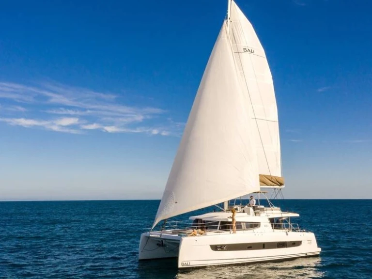 Bali Bali 4.6 charter bareboat or captained in  Raiatea Island